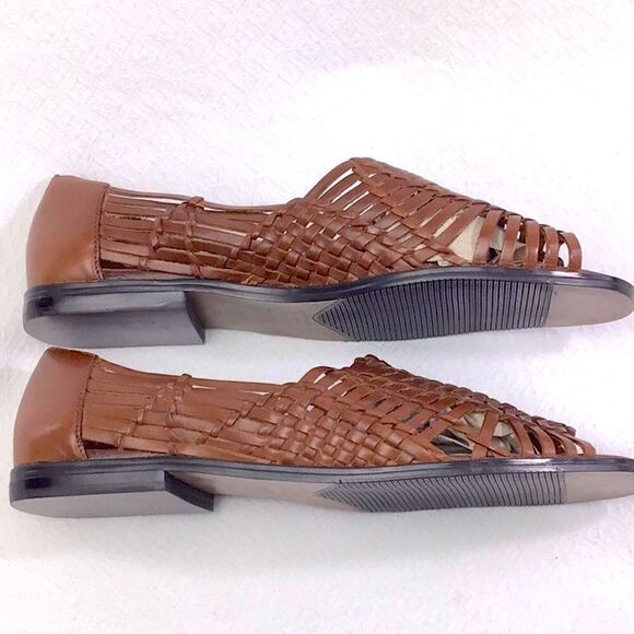 Worthington Open Toe Leather Huaraches Slip On Shoes - Picture 6 of 13